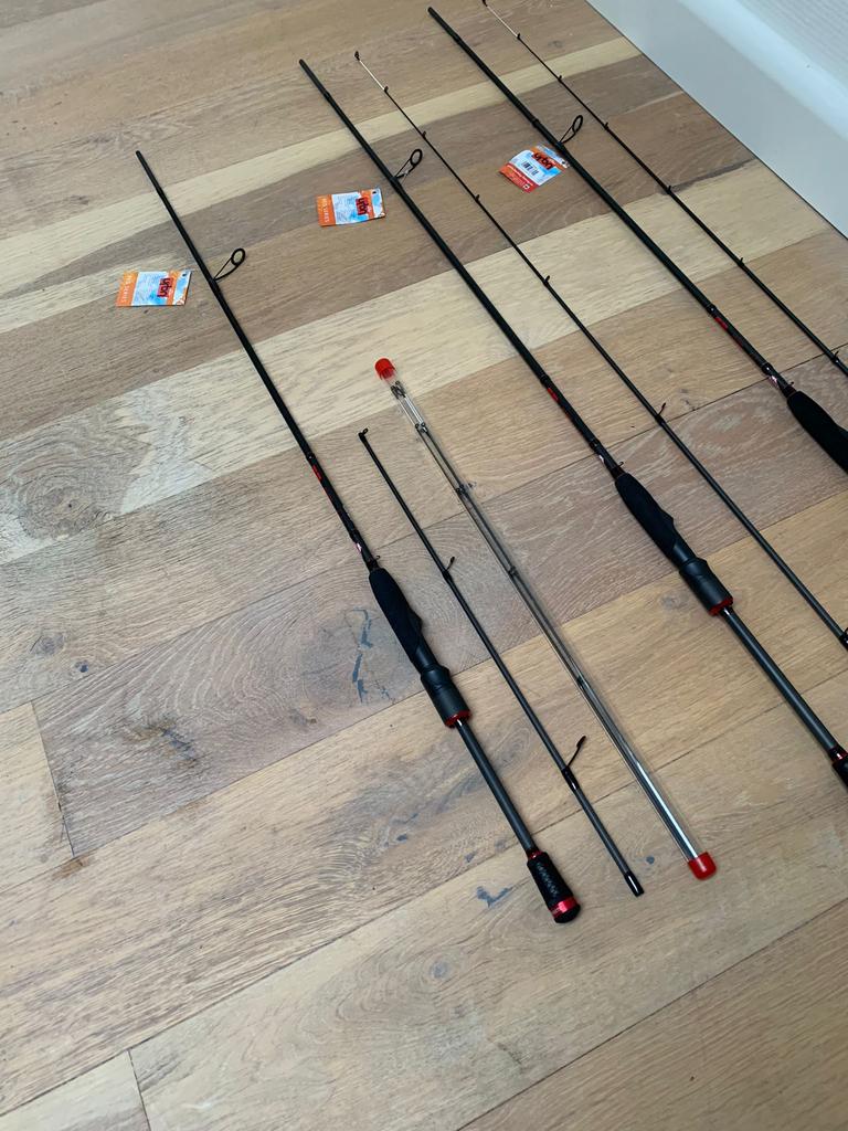 Nieuwe Berkley URBN Red Series spinhengel, 2.25m & 20 gr, Werphengel, Nieuw, Ophalen of Verzenden, Berkley