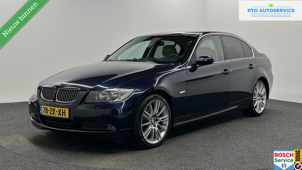BMW 3-serie 318i Business Line NAVIGATIE CRUISE LEER ECC., Auto's, Achterwielaandrijving, Beige, Blauw, Handgeschakeld