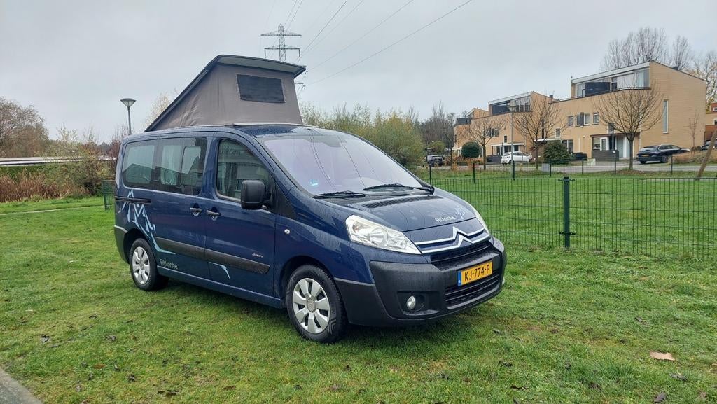 COMPACTE CAMPERBUS CITROËN JUMPY HEFDAK AIRCO CRUISECONTROL, Overige merken, Buscamper of Camperbus, Airbags, Bedrijf