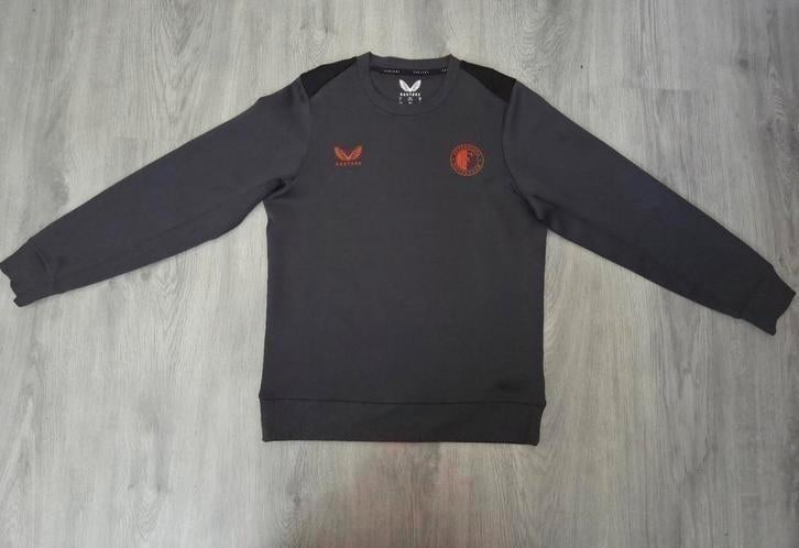 Grijze Feyenoord Castore trui maat 158, Trui of Vest, Ophalen of Verzenden, Zo goed als nieuw, Feyenoord