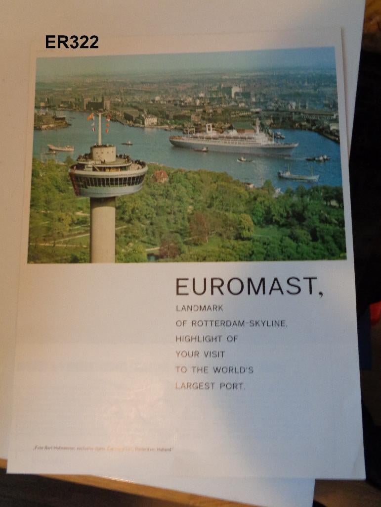 brochurede euromast, Ophalen of Verzenden, Zo goed als nieuw, Overige onderwerpen