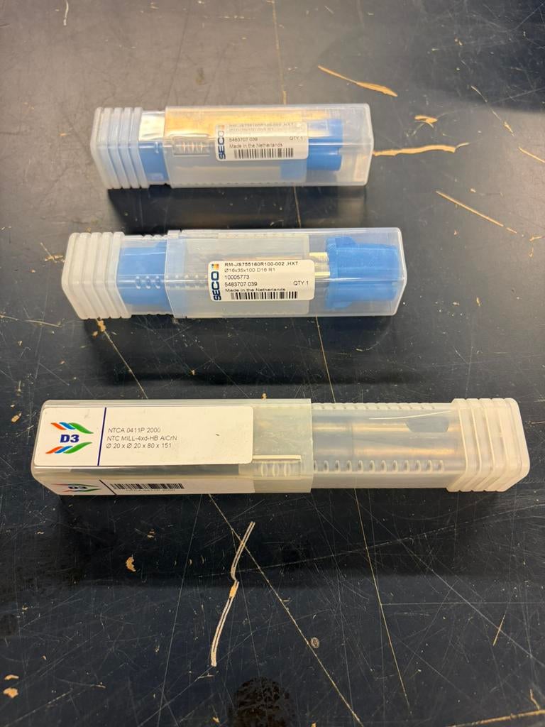 Hierbij 3 x nieuwe Vingerfrees, Ophalen of Verzenden, Nieuw, Elektrisch, Bovenfrees