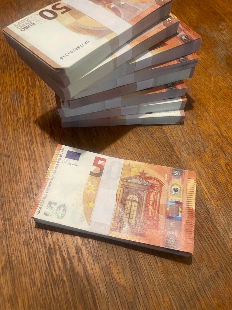 Prop geld 50 euro biljetten, Ophalen of Verzenden