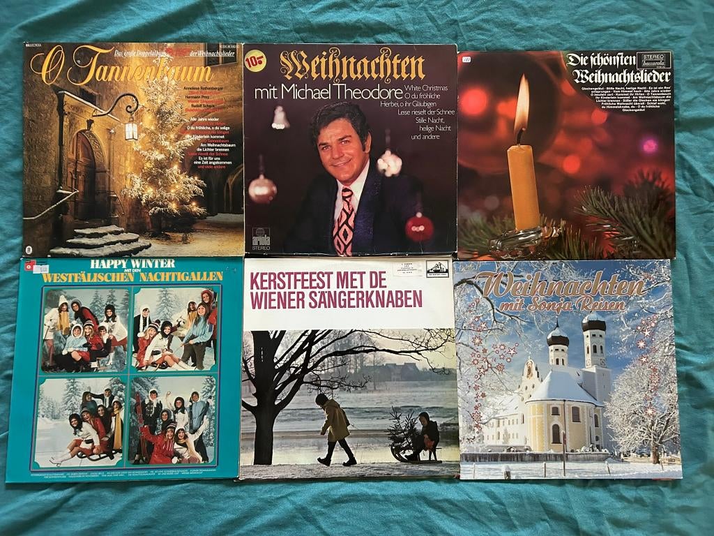 17 LP's Kerstmuziek Duitsland (ook per stuk te koop), Diversen, Kerst, Ophalen of Verzenden, Gebruikt
