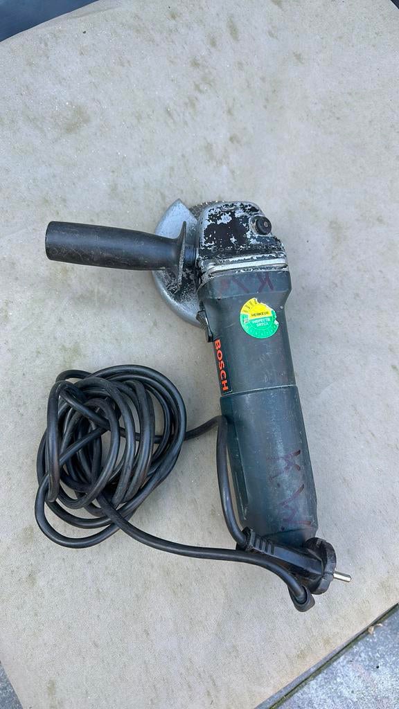 Bosch GWS 10-125c, Doe-het-zelf en Verbouw, Gereedschap | Slijpmachines, Ophalen of Verzenden, Gebruikt, 1000 watt of meer, Haakse handslijpmachine