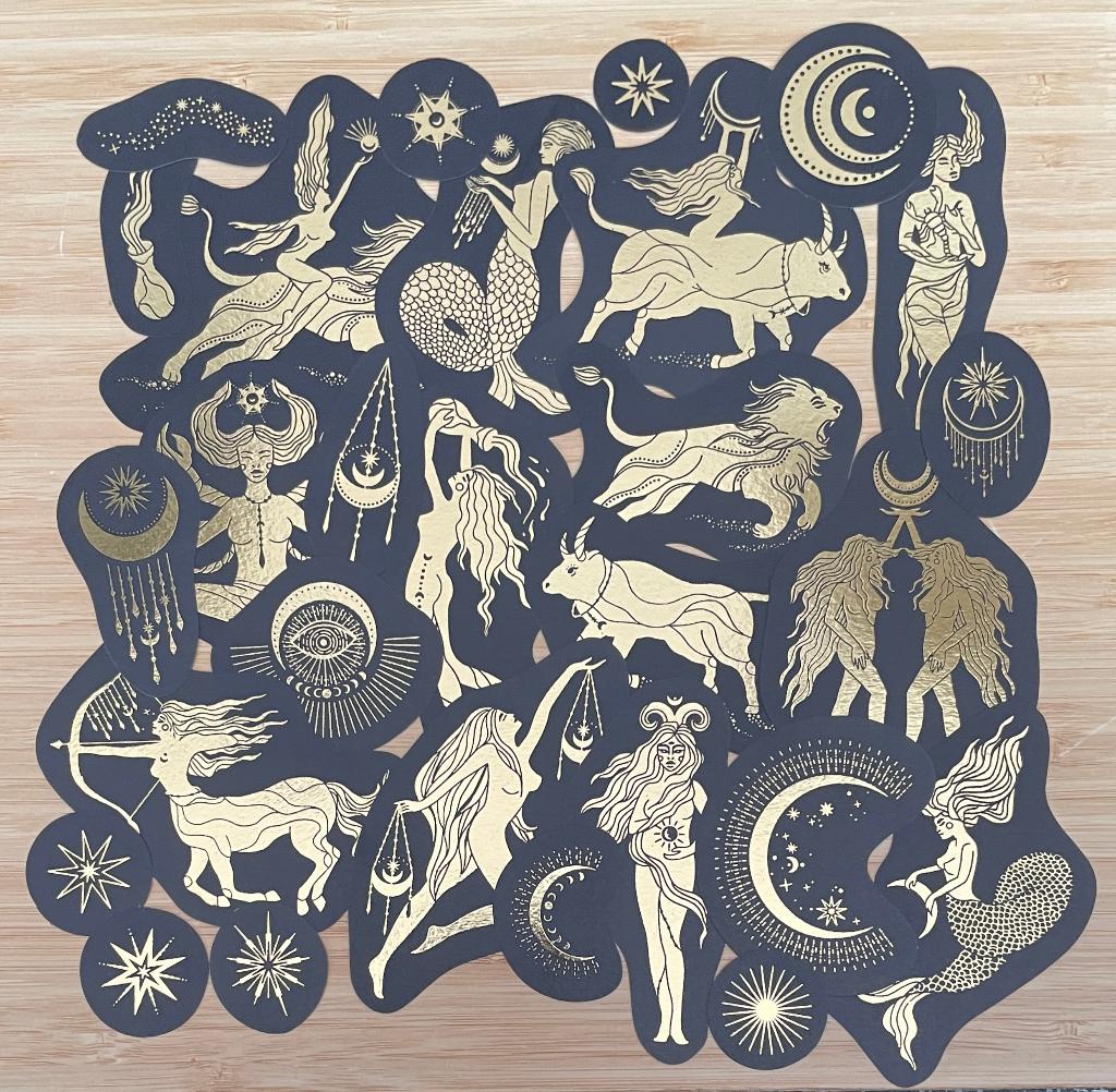 Astrologie sterrenbeelden stickers, Verzenden, Nieuw, Meerdere stickers