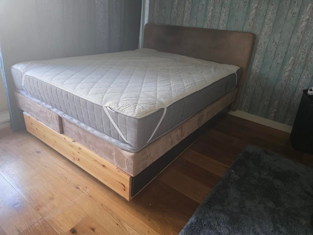 2-persoons bed (160x200) inclusief matras, Ophalen of Verzenden