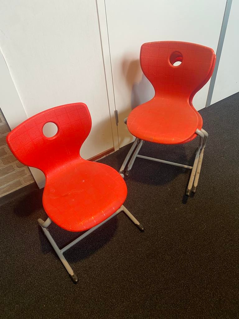 4x Verner Panton Stapelbaar kinderstoelen, Ophalen, Zo goed als nieuw, Stoel(en)