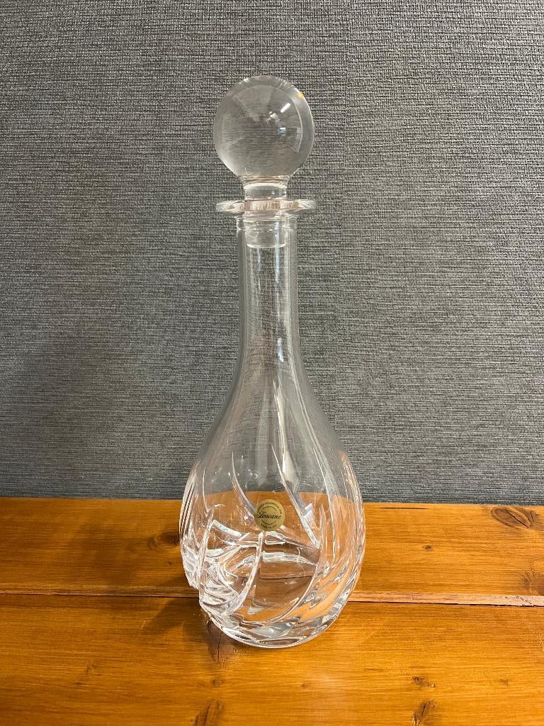 Toscane karaf . Geslepen loodkristal 24%., Ophalen of Verzenden