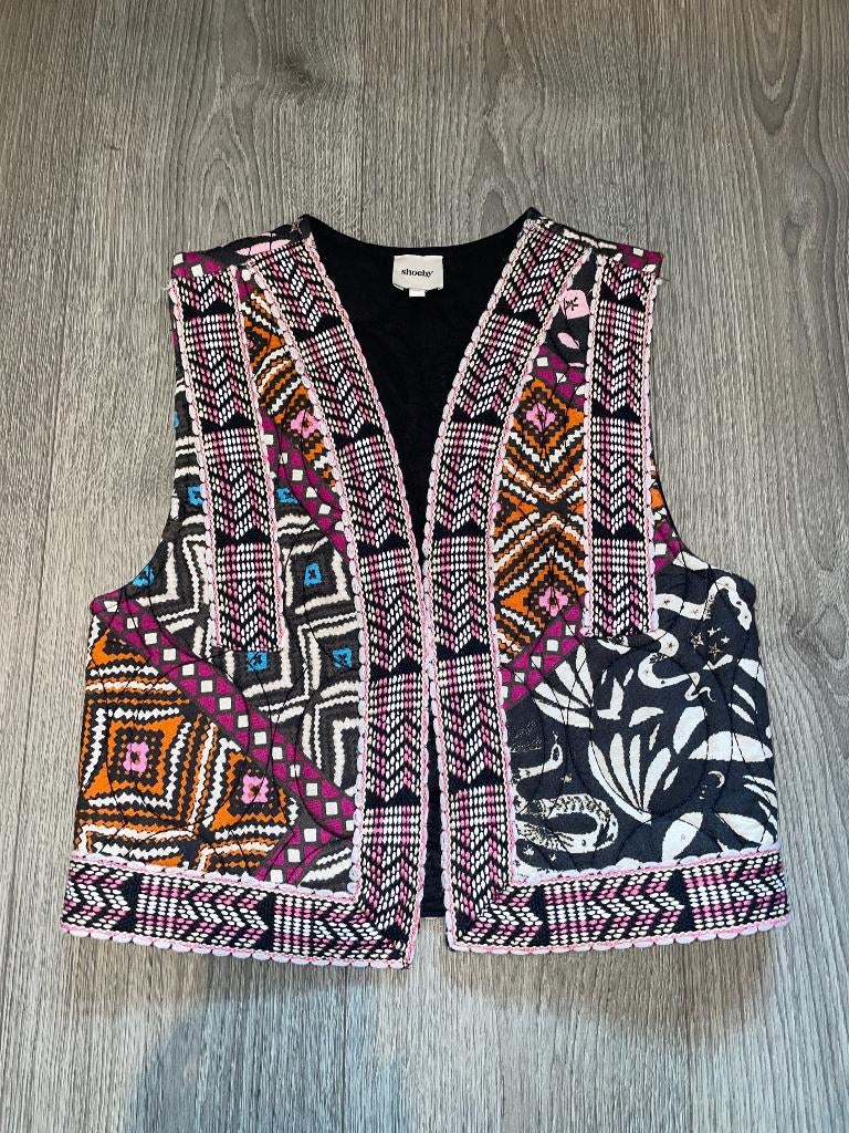 SHOEBY meisjes boho ibiza gilet bodywarmer mt 146 / 152, Meisje, Trui of Vest, Ophalen of Verzenden, Zo goed als nieuw