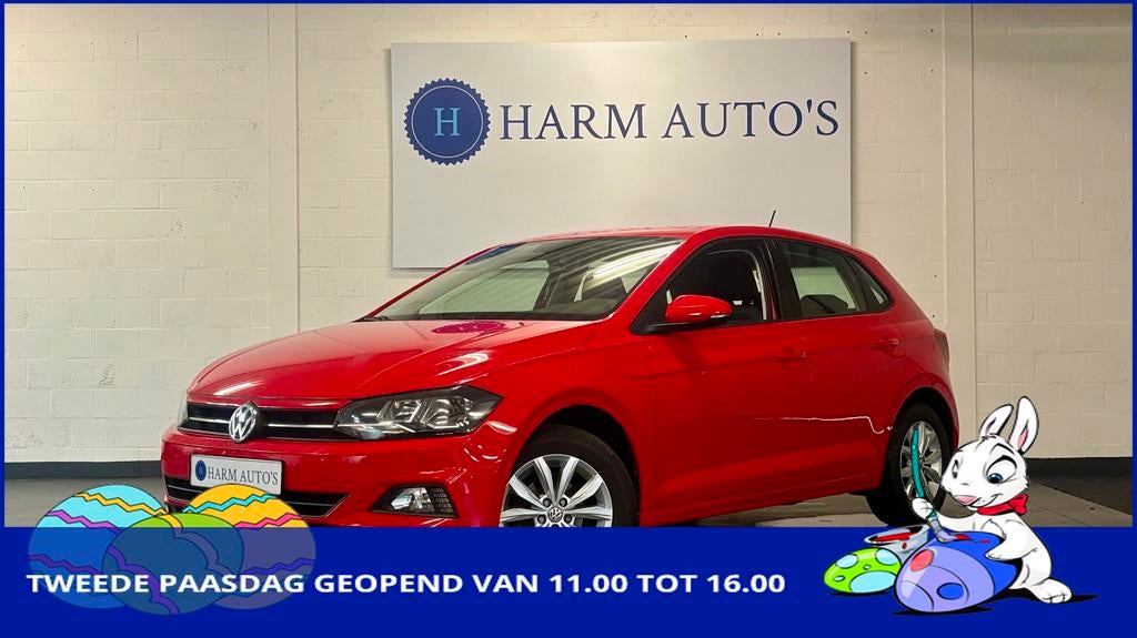 Volkswagen Polo 1.0 TSI Highline Clima / PDC / Navi / Carpla, Voorwielaandrijving, Gebruikt, Zwart, Origineel Nederlands