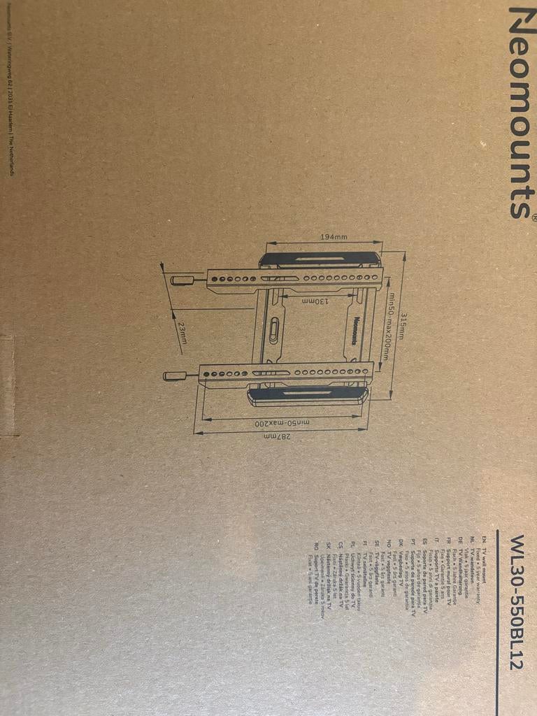 TV ophangbeugel 30 t/m 55 inch nieuw, Ophalen of Verzenden, Nieuw