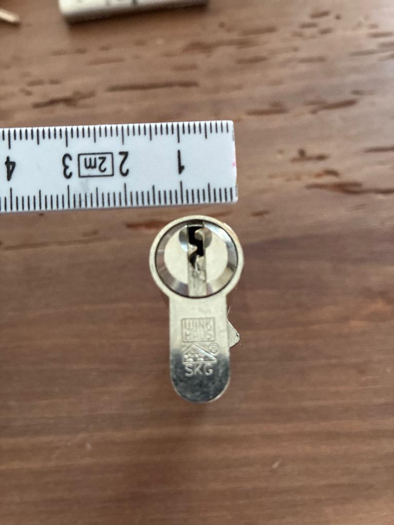 SKG deurcilider winkhaus, Ophalen of Verzenden, Zo goed als nieuw, Rvs, Slot