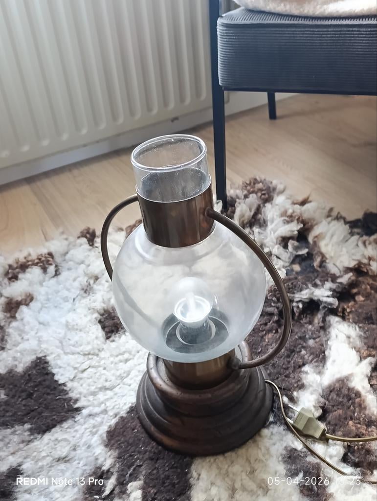 Vintage Tafellam Sfeervolle Verlichting, Antiek en Kunst, Antiek | Lampen, Ophalen of Verzenden