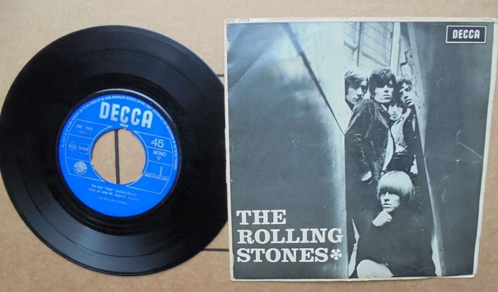 zeldzame EP / single  ROLLING STONES mono Decca SDE 7503, Gebruikt, 7 inch, Ophalen of Verzenden, Rock en Metal