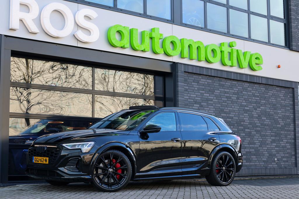 Audi Q8 e-tron S quattro SQ8 115 kWh | BTW | NAP | PANO | B&, Auto's, Audi, Automaat, 2625 kg, Zwart, 504 pk