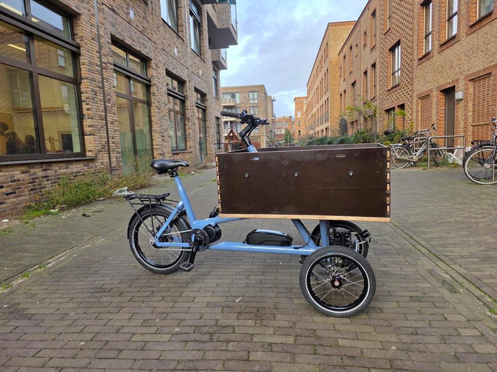 Elektrische Chike e-cargobike bakfiets - Ideaal voor stad, Fietsen en Brommers, Fietsen | Bakfietsen, Zo goed als nieuw, 4 kinderen of meer