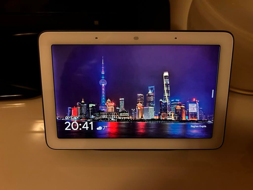 Google Nest Hub (1e generatie) Smart Display, Computers en Software, Android Tablets, Zo goed als nieuw, Wi-Fi, 7 inch of minder
