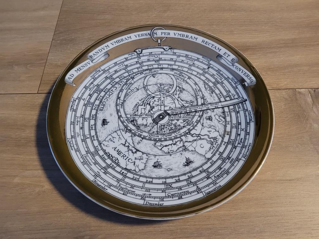 Astrolabio wandbord van Piero Fornasetti uit 1968, Ophalen of Verzenden