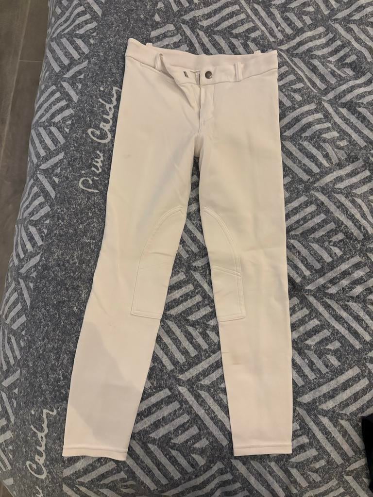 Wedstrijd witte broek paardrijden mt 143-152, Dieren en Toebehoren, Paardrijkleding, Ophalen, Gebruikt, Kinderen, Dressuur
