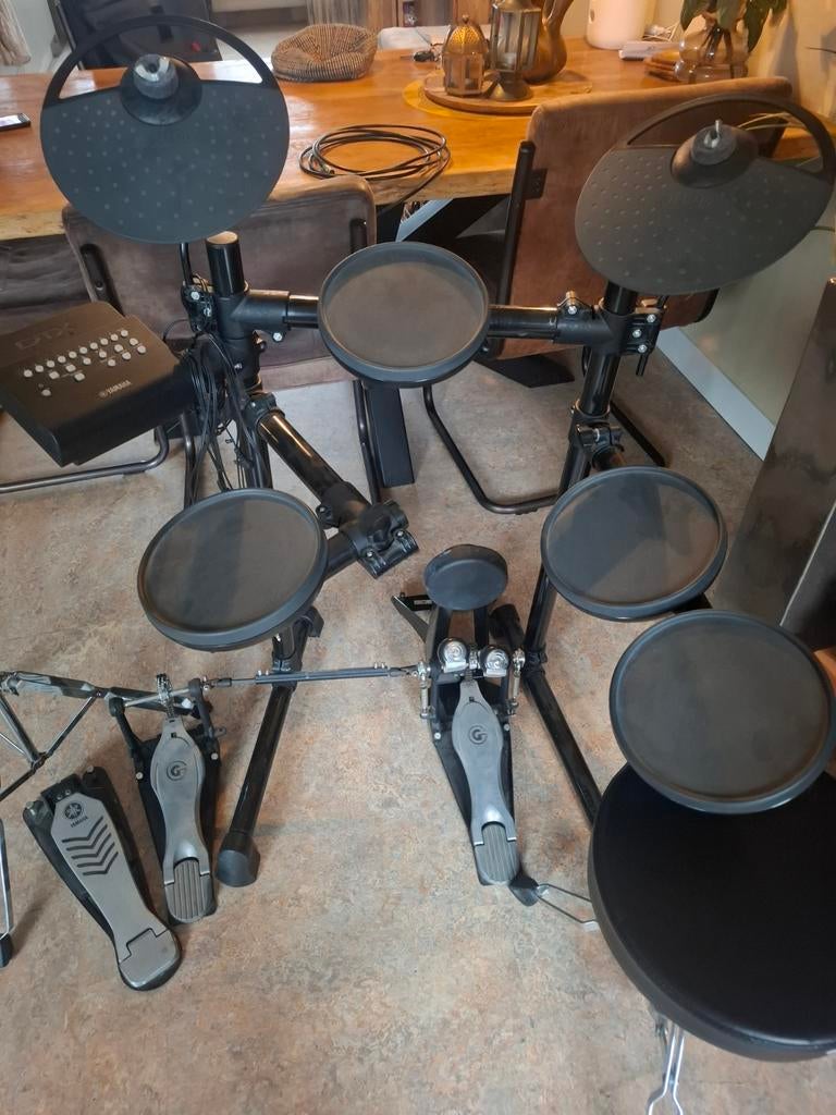 Elektronisch drumstel te koop - Yamaha DTX, Muziek en Instrumenten, Drumstellen en Slagwerk, Ophalen, Gebruikt, Yamaha, Elektronisch
