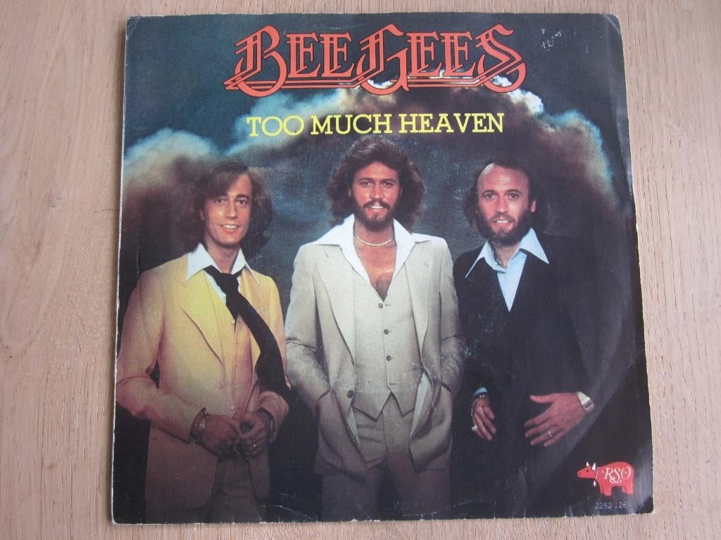 BeeGees - Too much heaven, Verzenden, 7 inch, Single, Zo goed als nieuw