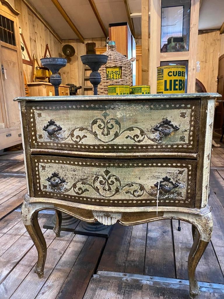 Sierlijk Florentijns kastje ladekastje, Ophalen, 50 tot 100 cm, Minder dan 100 cm, 25 tot 50 cm