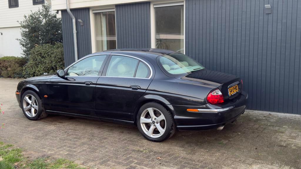 Jaguar S-Type 3.0 V6 Sport AUT 2003 Zwart, Auto's, Jaguar, Automaat, 238 pk, Achterwielaandrijving, 1850 kg