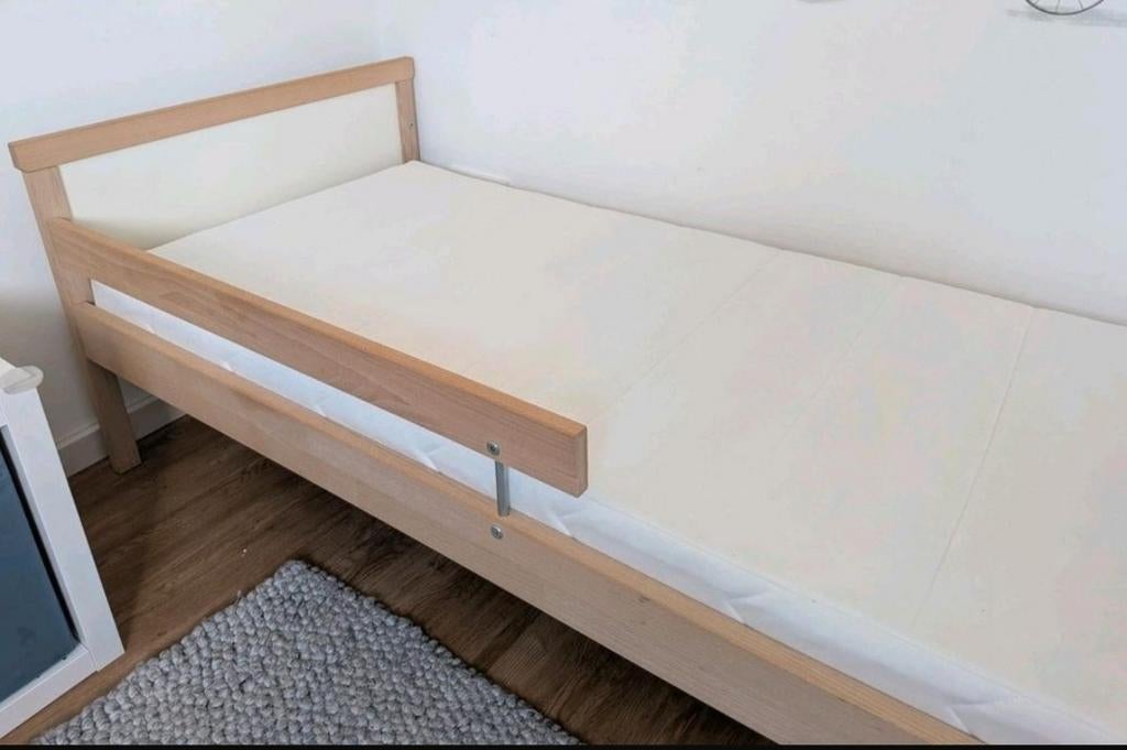 IKEA Sniglar peuterbed 160x70 met lattenbodem en matras, Gebruikt, 140 tot 160 cm, Minder dan 70 cm, Ophalen