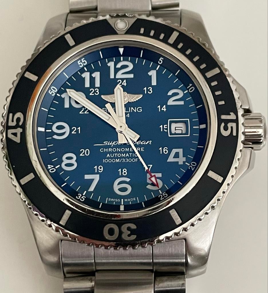 Breitling Superocean II 44 Automatic, Staal, Gebruikt, Staal, Breitling
