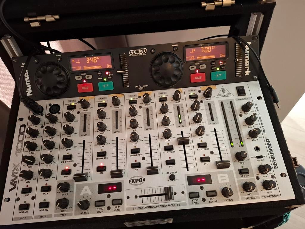 Complete DJ Set: Numark, Behringer, DAP Audio - Plug & Play!, Ophalen of Verzenden, Gebruikt, Dj-set, Numark