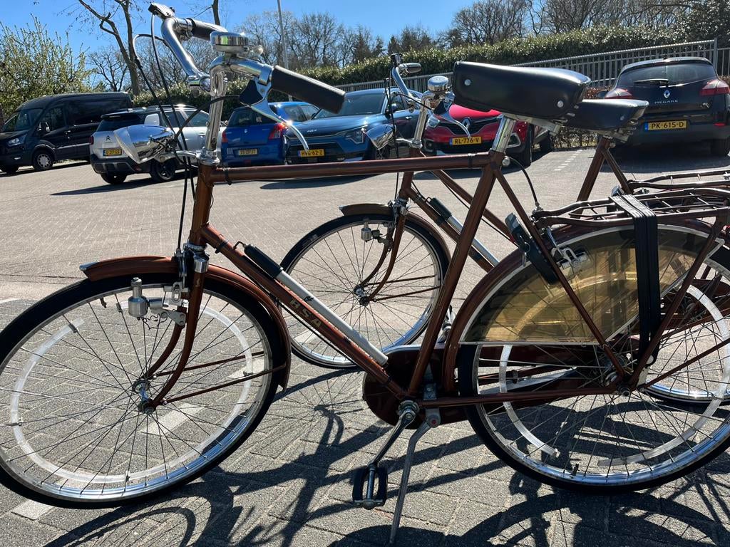 Twee tal BSA FIETSEN, Gebruikt, Velgrem, Versnellingen, Ophalen