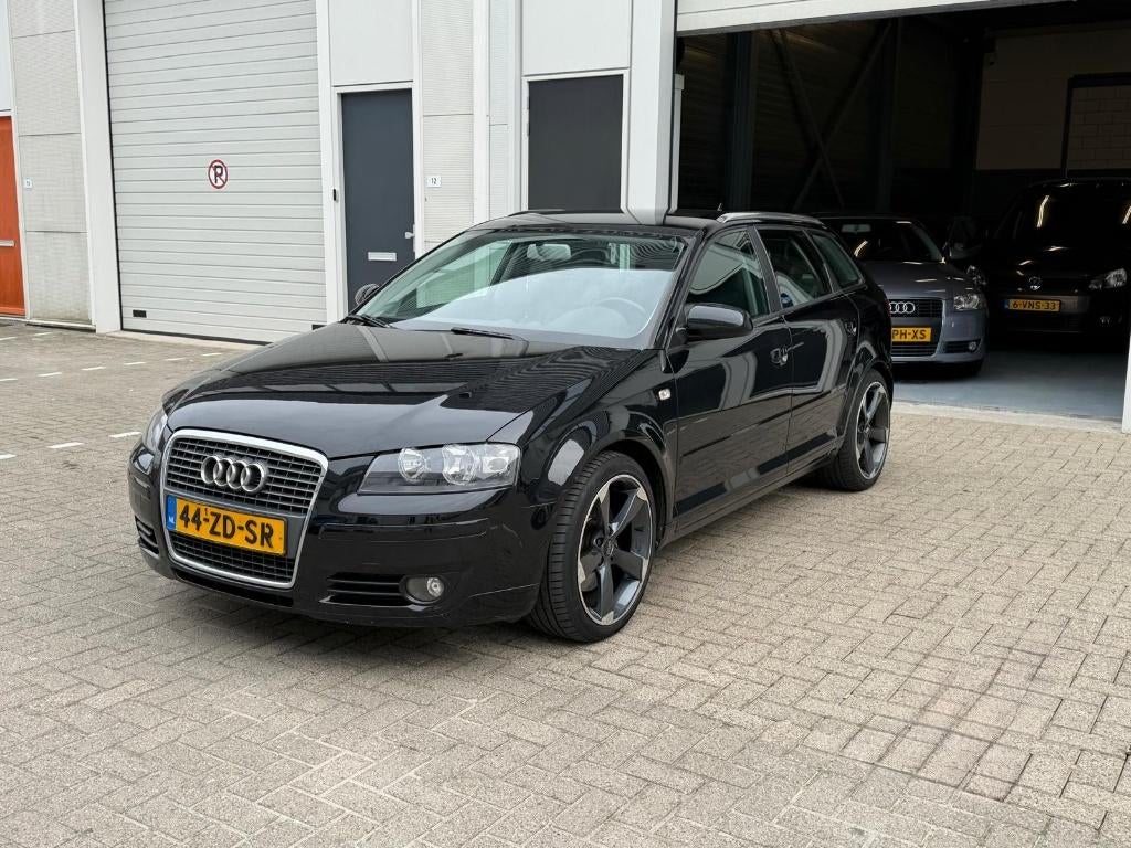 Audi A3 2.0 Tfsi Sportback 147KW 2008 Zwart 200PK/ NAP.., Auto's, Zwart, 4 cilinders, 1984 cc, Zwart