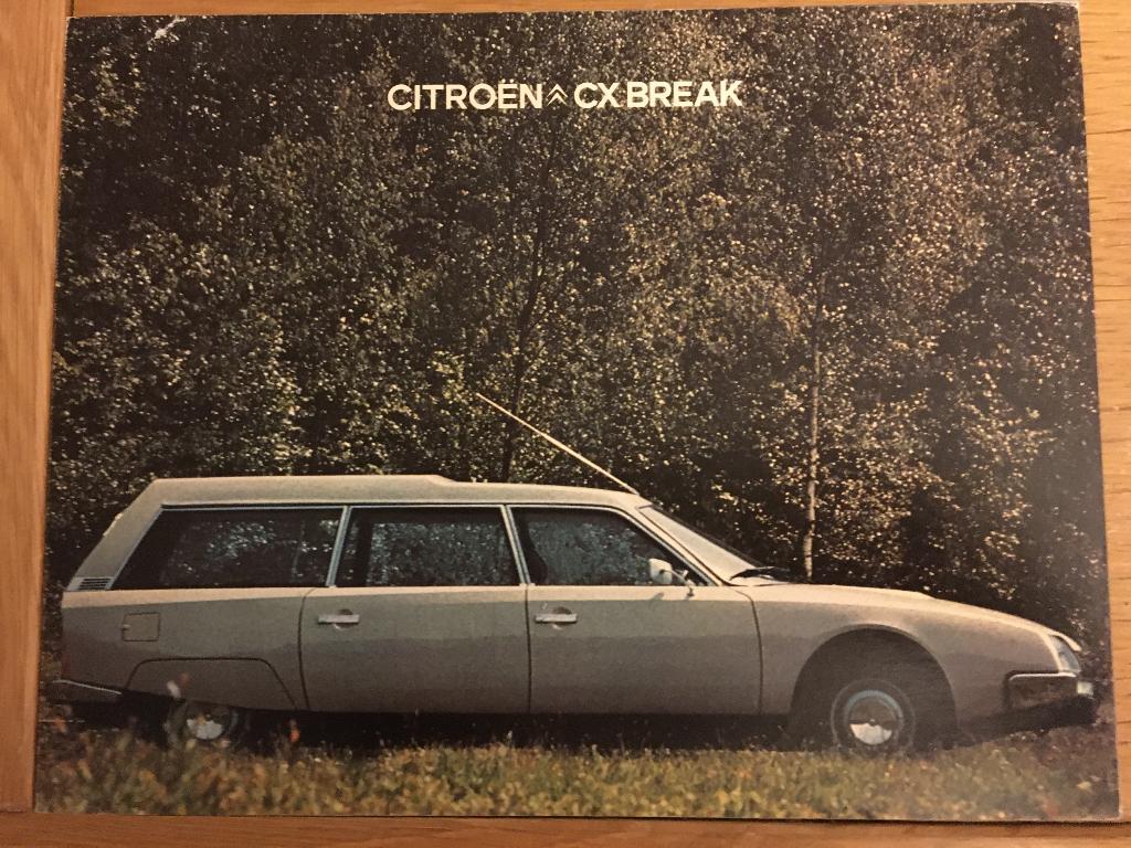8x Citroën CX & CX Break brochures folders uit GB NL A D B F, Ophalen of Verzenden, Zo goed als nieuw, Citroën