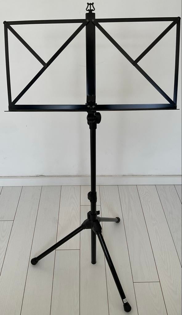 Zwarte muziekstandaard, nieuw, Muziek en Instrumenten, Ophalen of Verzenden, Nieuw, Muziekstandaard