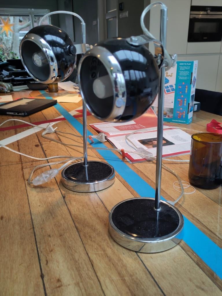 Twee vintage Leitmotiv lampjes, Ophalen