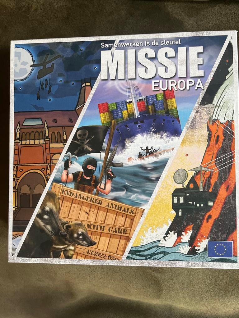 Missie Europa bordspel - Compleet en zo goed als nieuw, Ophalen of Verzenden, Nieuw