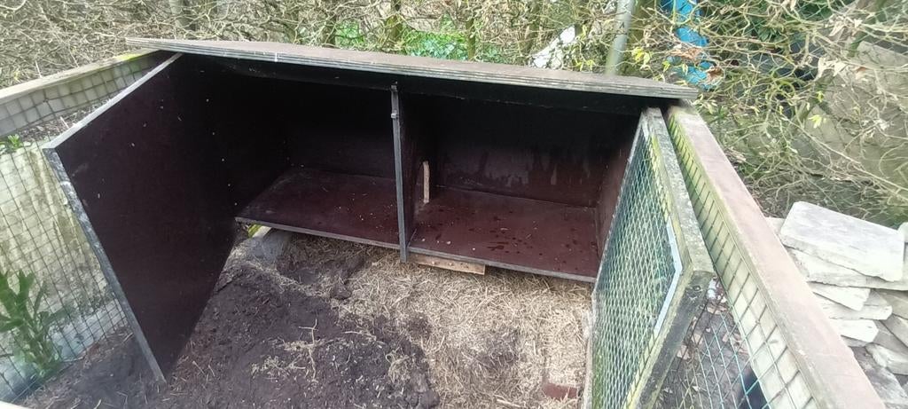 Konijnenhok, evt met grote ren, Ophalen, 60 tot 90 cm, Konijn, Hok