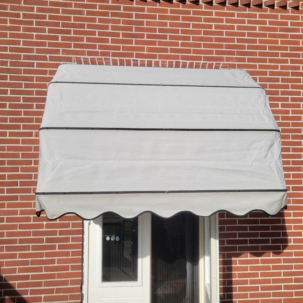 Markiezen set aluminium grijs zwart 117cm NIEUW + 150cm zgan, Ophalen, Nieuw