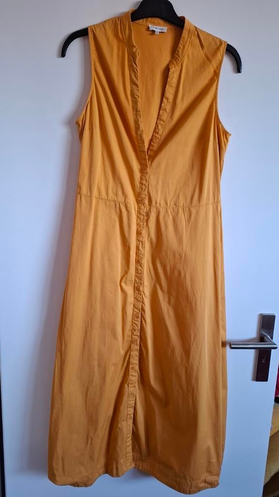 Terre Bleue jurk maat 40 okergeel valt uit als 38, Maat 38/40 (M), Geel, Ophalen of Verzenden, Zo goed als nieuw