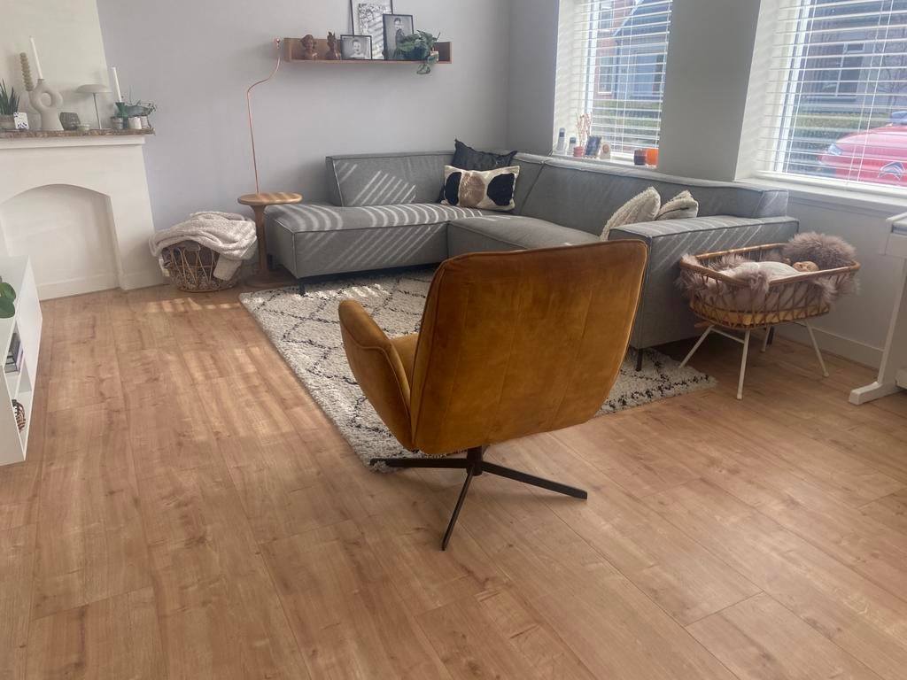 45m2 Laminaat te koop! Le N&B (karwei), Ophalen, Zo goed als nieuw, Bruin, Laminaat