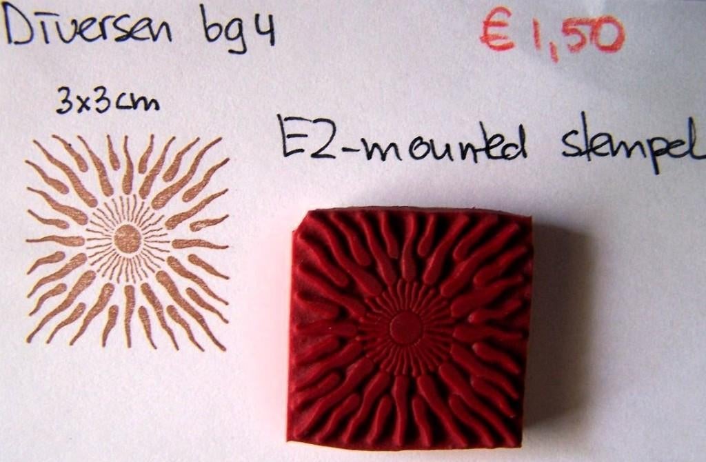 Diversen 694 EZ mounted stempel, Ophalen of Verzenden, Gebruikt, EZ-mounted stempel