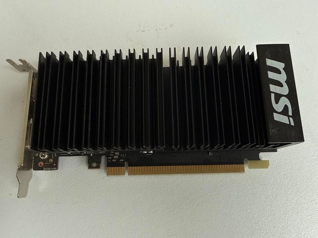 MSI GeForce GT 1030 2GB LP OC Videokaart, PCI-Express 3, Ophalen of Verzenden, Zo goed als nieuw, HDMI