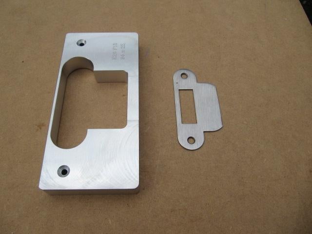 Aluminium freesmal sluitplaat loopslot Nemef 635, Doe-het-zelf en Verbouw, Ophalen of Verzenden, Nieuw