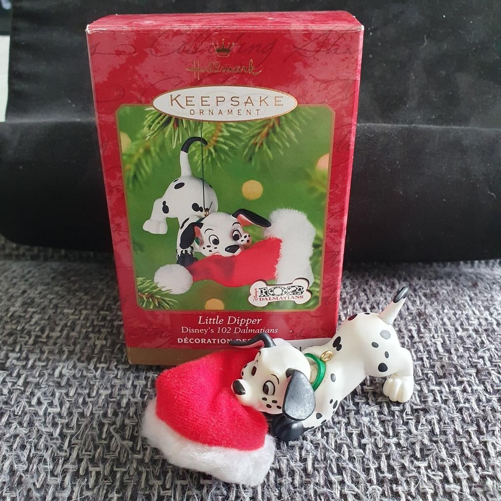 Disney Hallmark keepsake 102 Dalmatians ornament 2000, Ophalen of Verzenden, Overige figuren, Zo goed als nieuw, Beeldje of Figuurtje