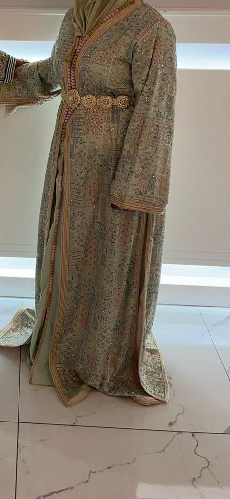 Marokkaanse takchita maat M, Maat 38/40 (M), Overige typen, Blauw, Ophalen of Verzenden