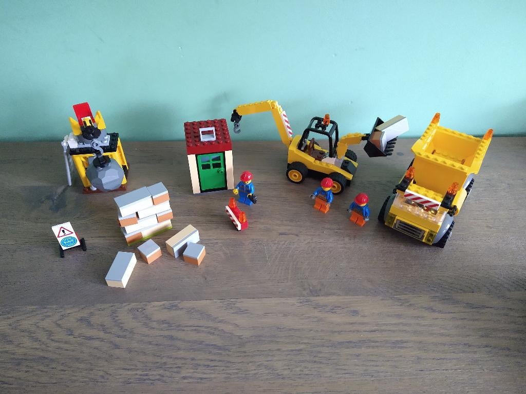 Lego City 10734 sloop terrein bouw terrein, Compleet, City, Lego, Ophalen of Verzenden