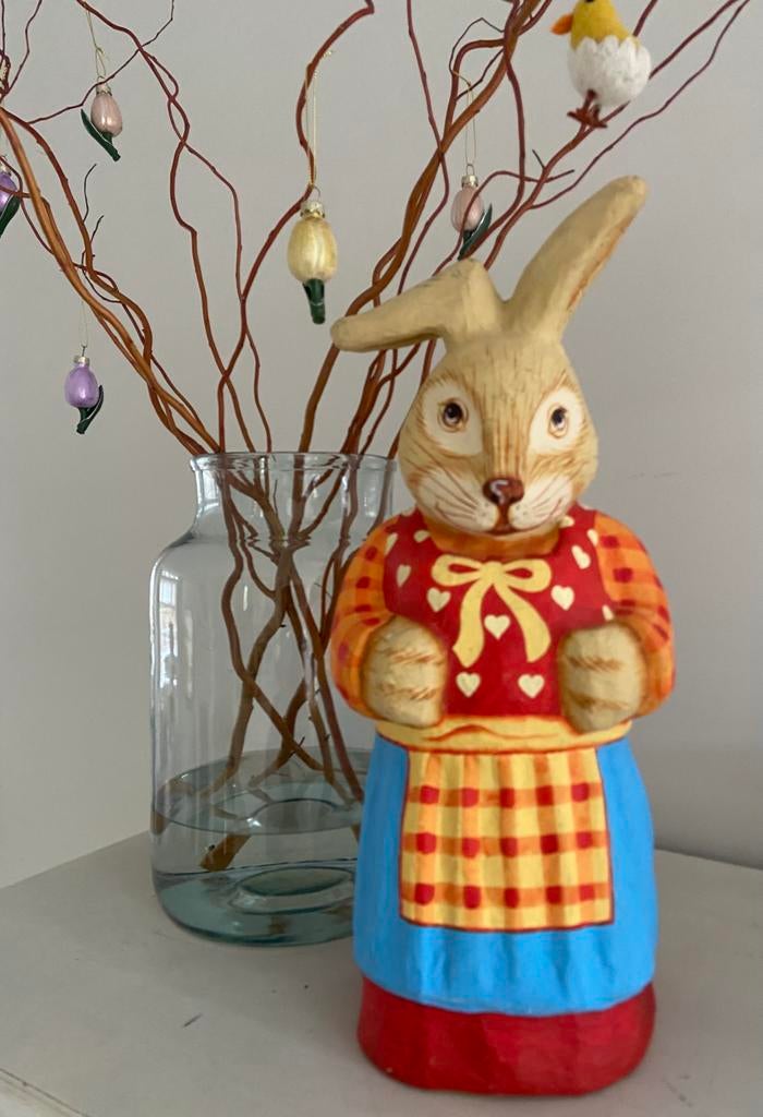 Vintage paashaas 47 cm, Ophalen of Verzenden, Gebruikt