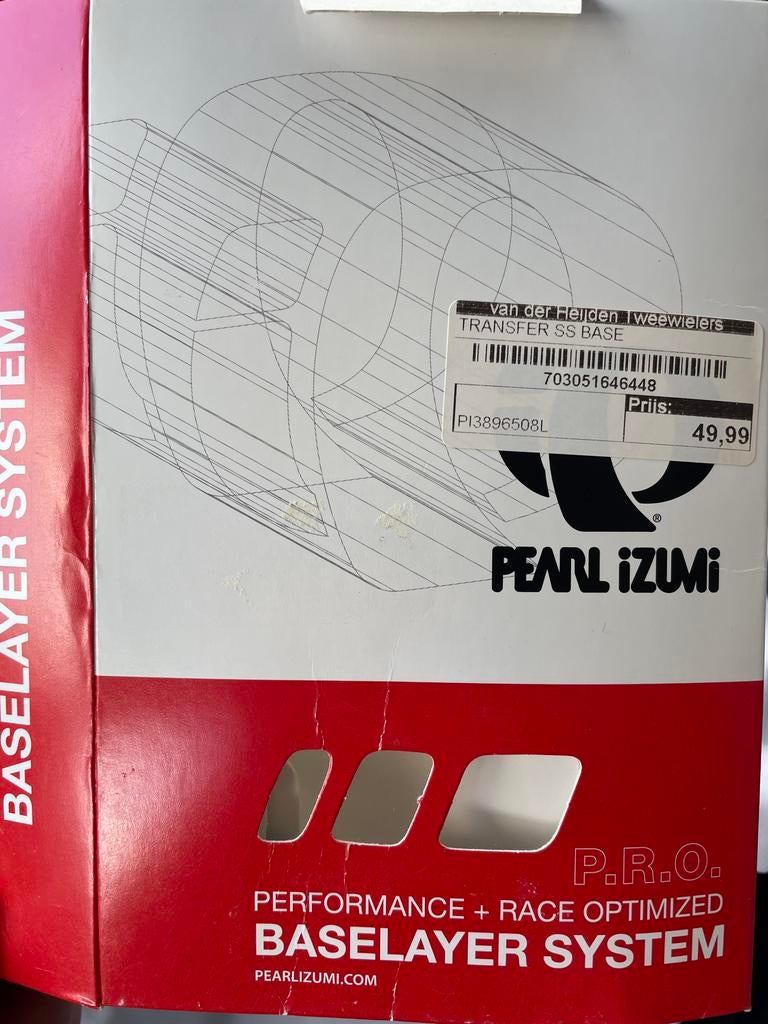 Pearl Izumi zweetshirt baselayer ondershirt, S, Heren, Nieuw, Onderkleding