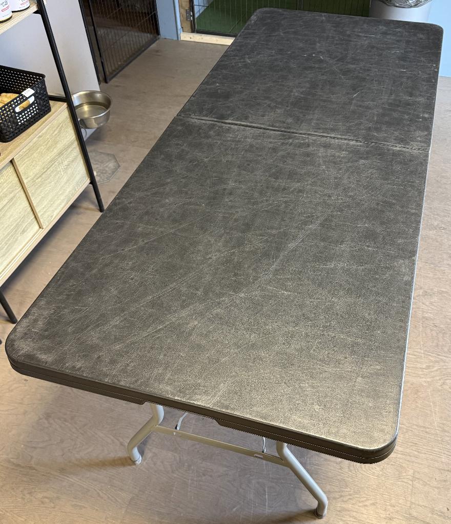 Klaptafel, Huis en Inrichting, Tafels | Eettafels, Ophalen, Gebruikt, 50 tot 100 cm, 150 tot 200 cm